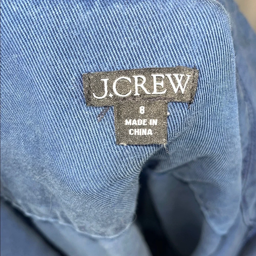 J. Crew‎ Zip-Front Denim Dress.